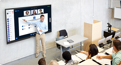 Video Conferencing and in-class lesson delivery through Touchscreen TL7