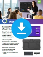 Hoja de ventas de OneScreen Hype 6 de Educación