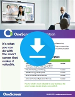 Hoja de ventas de suscripciones de OneScreen