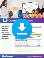 OneScreen Subscription Sales Sheet