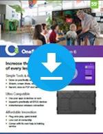 OneScreen Touchscreen 6 for Education Sales Sheet