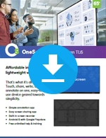 Hoja de ventas de la pantalla táctil OneScreen TL6