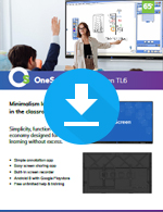 OneScreen Touchscreen TL6 Sales Sheet