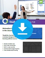 OneScreen Touchscreen TL6 Sales Sheet