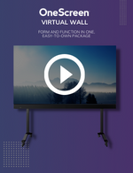 Pared virtual de OneScreen: la pared de video fácil de instalar y operar para todos