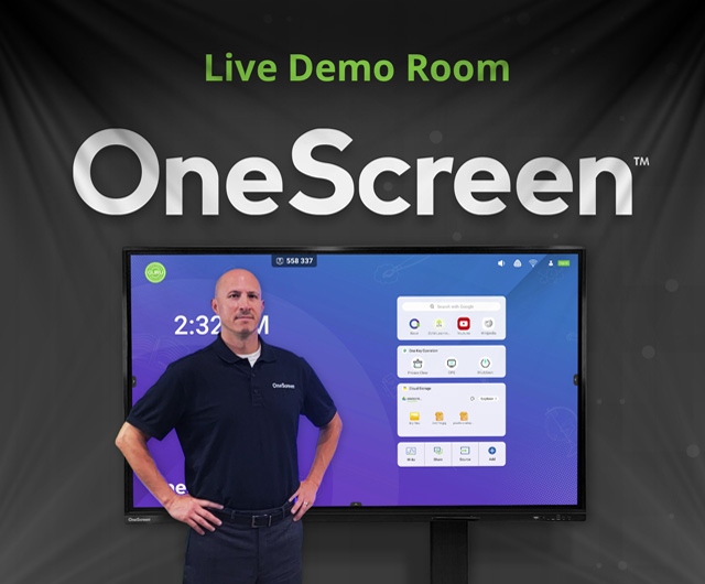 OneScreen Live Demo Room 