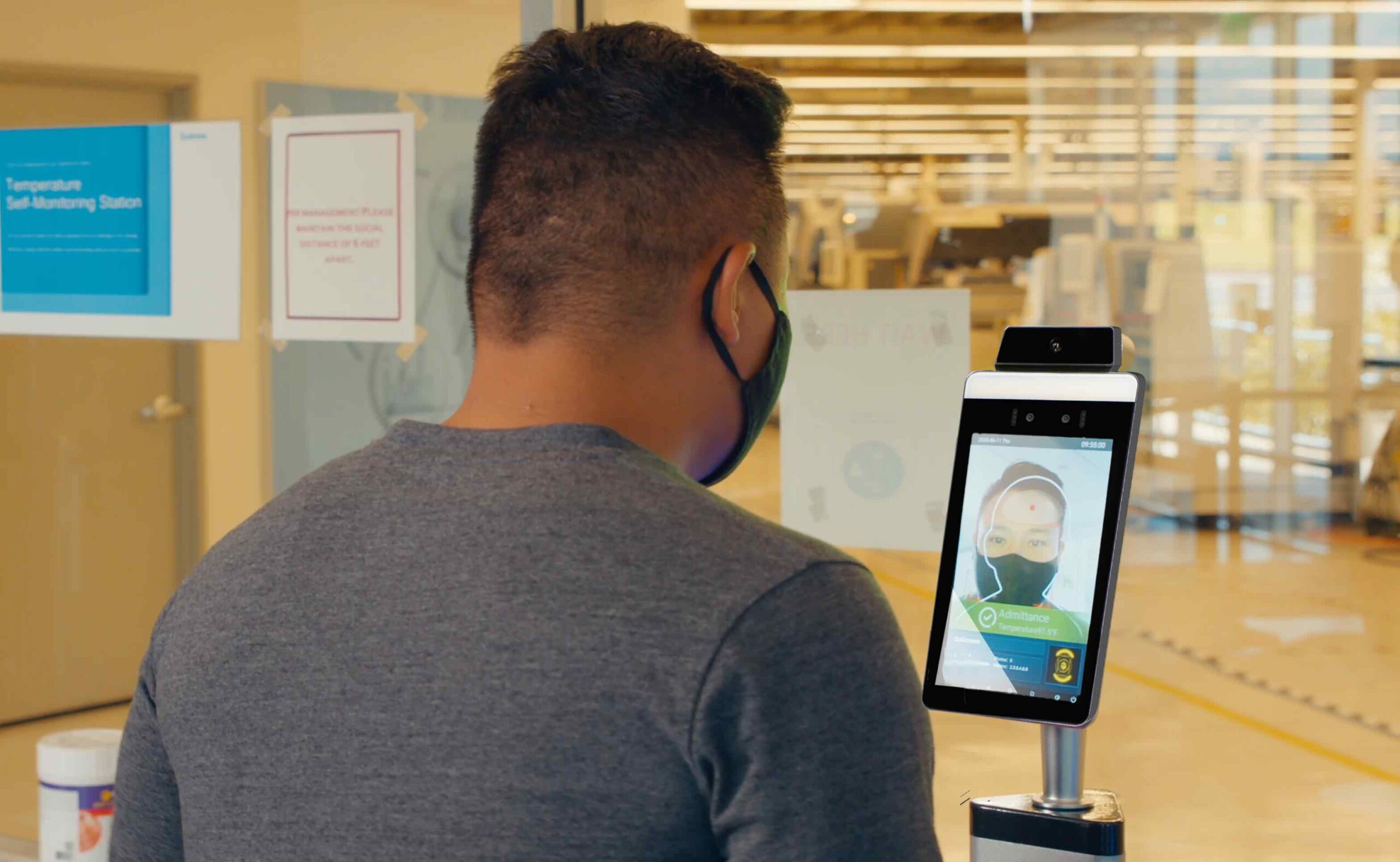 GoSafe Pro Upgrades Popular Thermal Scanner to Fully Customizable Entryway Manager