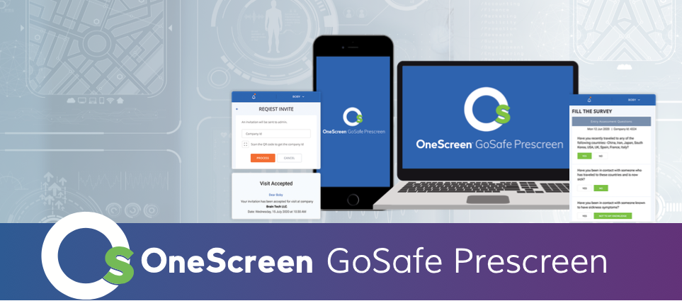 Introducing OneScreen GoSafe Prescreen to Simplify Visitor Entry Clearance – by Email, Web or QR Code