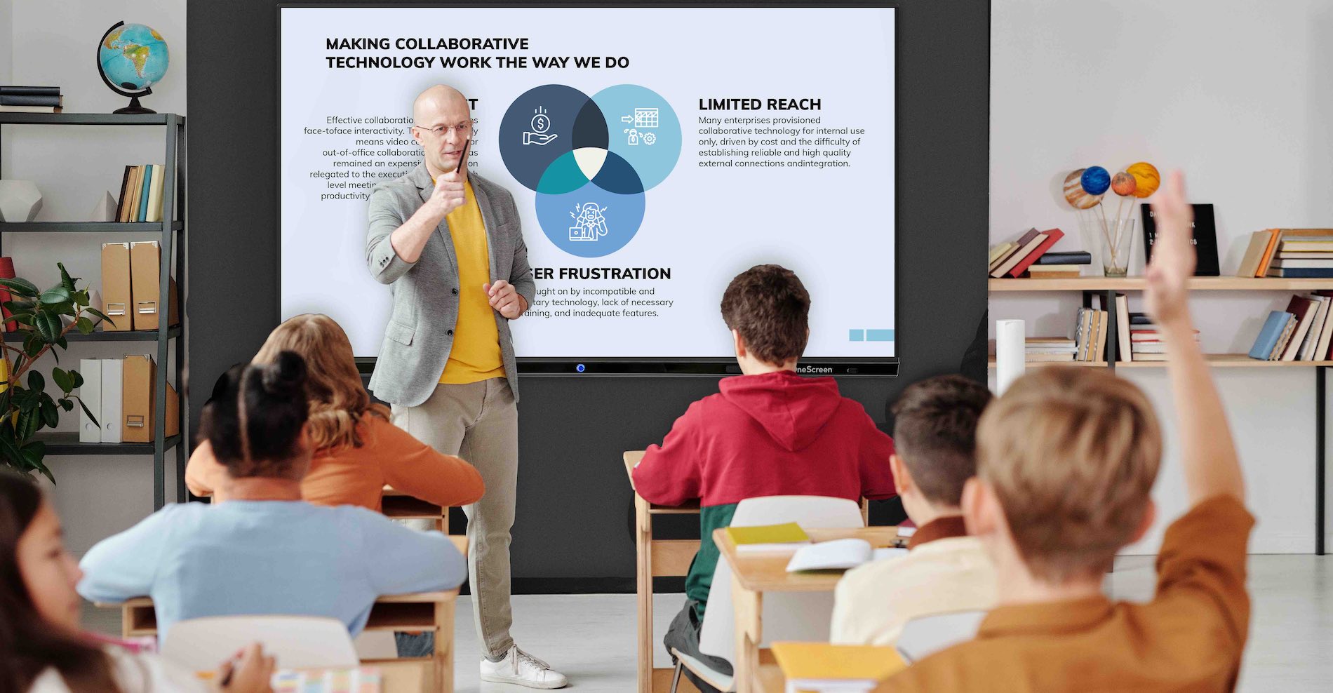 7 Simple Reasons to Replace a School Projector with a Touchscreen