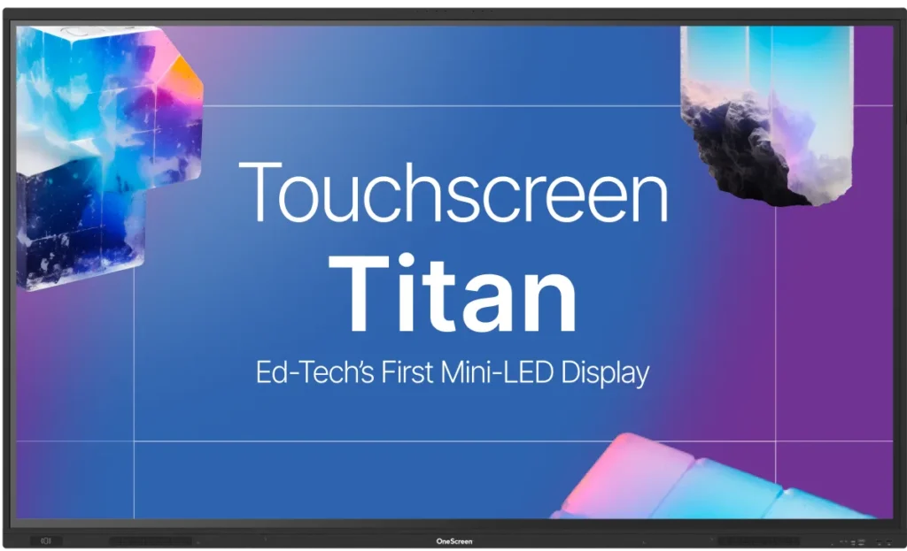 interactive flat panel display, interactive flat panel