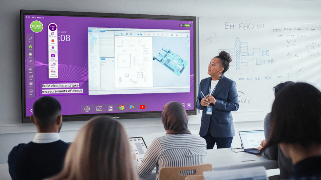 interactive flat panel display, interactive flat panel