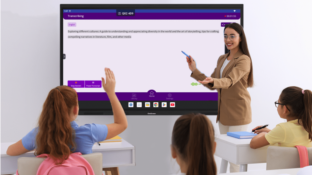 touchscreen education, interactive touch screen for education