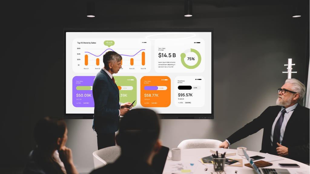 Interactive touchscreens for business